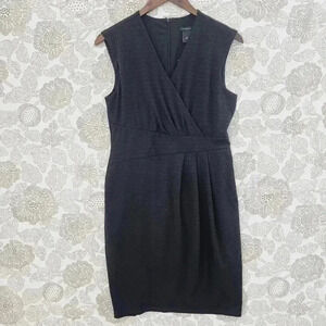 NWOT Ann Taylor Wrap Sleeveless Textured Sheath Dress S